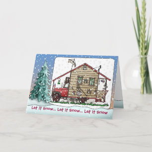Cartão De Festividades Redneck Camper Holiday Cards