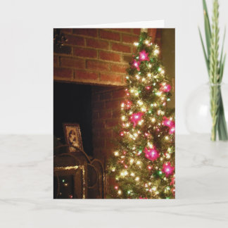 Cartão De Festividades Reflexões do Natal