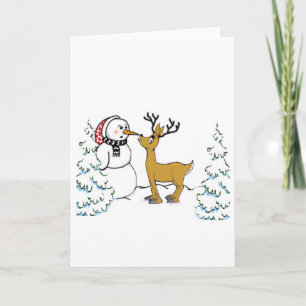 Cartão De Festividades Reindeer Mishead