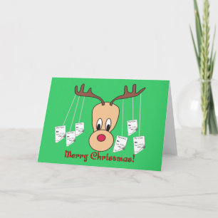 Cartão De Festividades Reindeer Pharmacy Felry Christmas