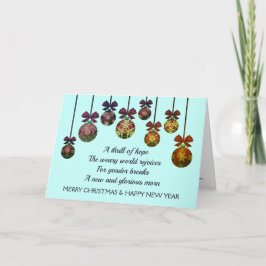 Cartão De Festividades REJOES DO MUNDO GUERREIRO | Natal Ano Novo