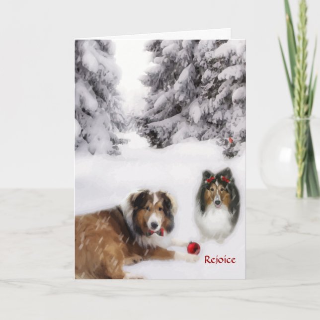 Cartão De Festividades Rejoice (Frente)