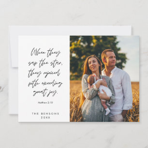 Cartão De Festividades Religioso, Feliz Natal, Foto da Família Cristã