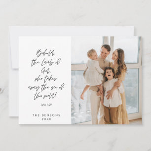Cartão De Festividades Religioso, Feliz Natal, Foto de Família Cristã