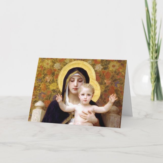 Cartão De Festividades Religious Christmas card (Frente)