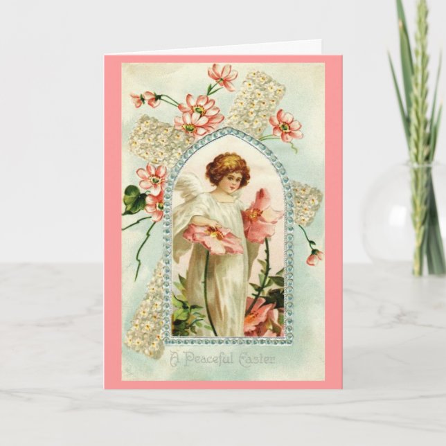 Cartão De Festividades Religious Easter Card (Frente)