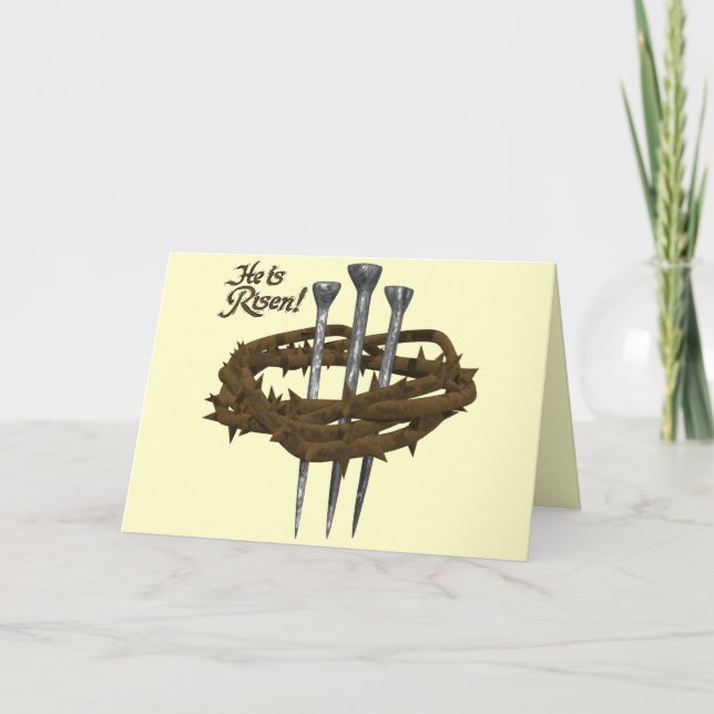 Cartão De Festividades Religious Easter T shirts and Gifts (Frente)