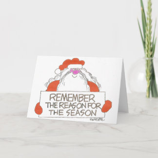 Cartão De Festividades Remember the reason for the season