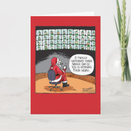 Cartão De Festividades Remote Elves Christmas Humor Paper Card