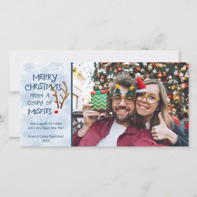 Cartão De Festividades Rena Vermelha abstrato, De Maus-Cabos (Frente)