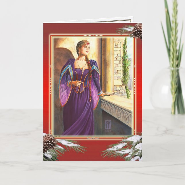 Cartão De Festividades Renascimento Natal (Frente)