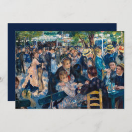 Cartão De Festividades Renoir - Feliz ano novo/dança em Moulin Galette