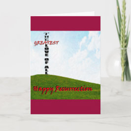 Cartão De Festividades Resurrection Greeting Card