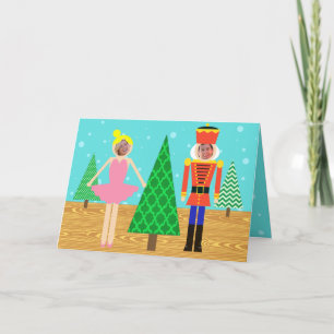 Cartão De Festividades Retro Christmas Toy Parade Photo Greeting Card