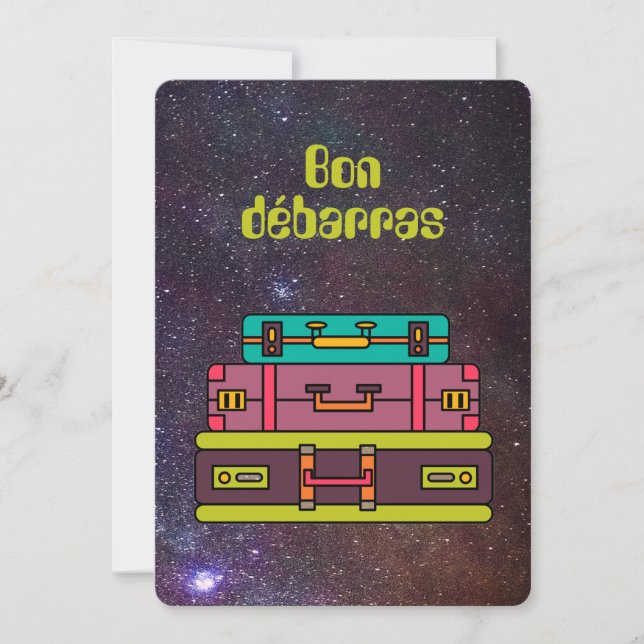 Cartão De Festividades Retro engraçado Quebecois (Frente)