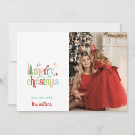 Cartão De Festividades Retro Pastel Natal | Feliz Natal