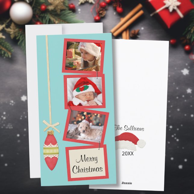 Cartão De Festividades Retro Vibe 3 Foto (Criador carregado)