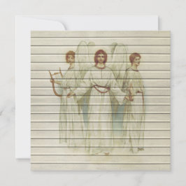 Cartão De Festividades Retrô | Vintage Natal Religioso