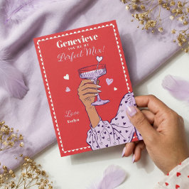 Cartão De Festividades Retro You’re My Perfect Mix Valentine’s Day Card