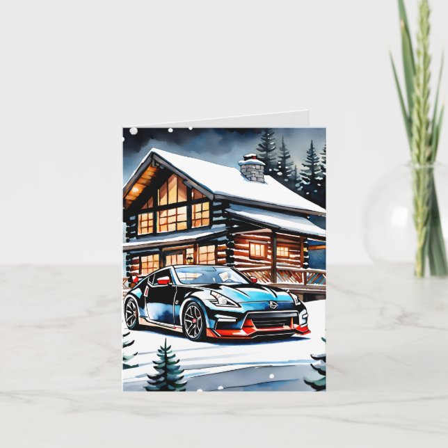 Cartão De Festividades Reverter Feriados JDM Edition Folheados Natal (Frente)