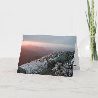 Cartão De Festividades Rime Ice Christmas Greeting Card