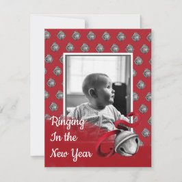 Cartão De Festividades Ringing in the New Year Card