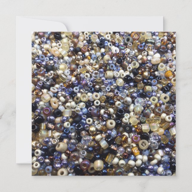 Cartão De Festividades Riqueza Da Cama De Sementes (Frente)