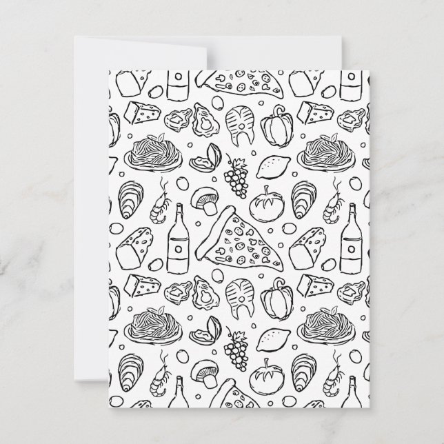 Cartão De Festividades RisottoLover Italiano Autenticado por Cuisine Ital (Frente)