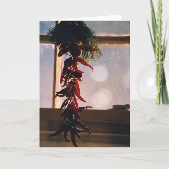 Cartão De Festividades Ristra (Frente)