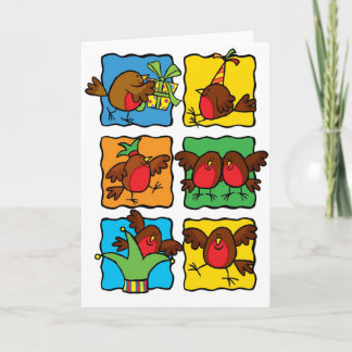 Cartão De Festividades Robin fun