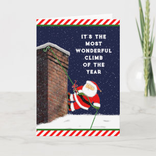 Cartão De Festividades Rock Escalting Christmas