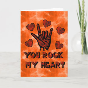 Cartão De Festividades Rock My Heart