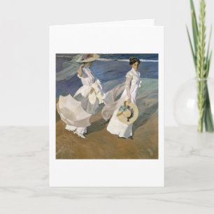 Cartão De Festividades Rolando ao longo da costa, 1909