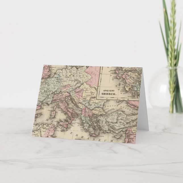 Cartão De Festividades Roman Empire, Greece (Frente)