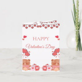 Cartão De Festividades Romantic Blush Valentine Card