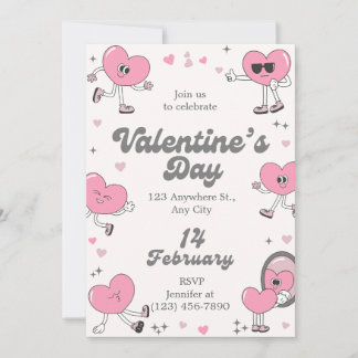 Cartão De Festividades Romantic Every Day is Valentine's Custom Greeting