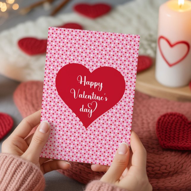 Cartão De Festividades Romantic Hearts Valentine Card for Boyfriend (Romantic Hearts Valentine Card for Boyfriend)