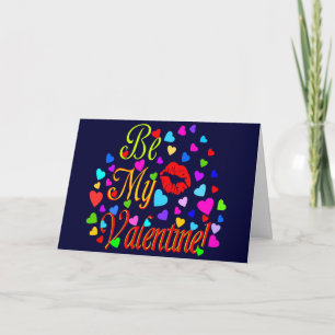 Cartão De Festividades ♫♥Romantic Valentine's Day Card-Be My Valentine♥♪