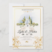 -Romântico-Rosa-Aquarela-Florais-Casal-Casamento-