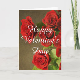 Cartão De Festividades Romantiv Valentines Day Card