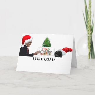 Cartão De Festividades Romney Christmas Coal
