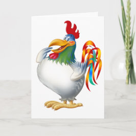 Cartão De Festividades Rooster hahn haan kip
