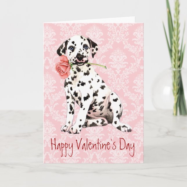 Cartão De Festividades Rosa namorados Damatic (Frente)