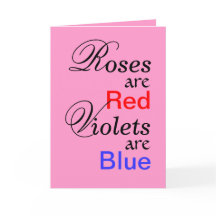 Rosa Red Violets Blue Namorados Poem