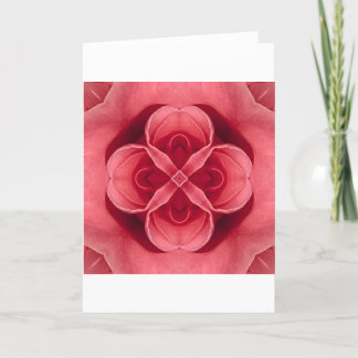 Cartão De Festividades Rosa Rosa Rosa
