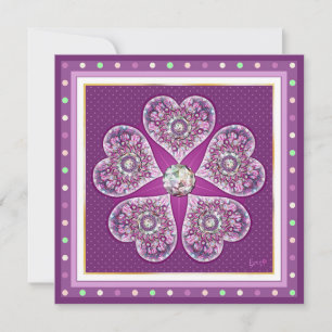 Cartão De Festividades Rosace azul ou vermelho para bebê&criança