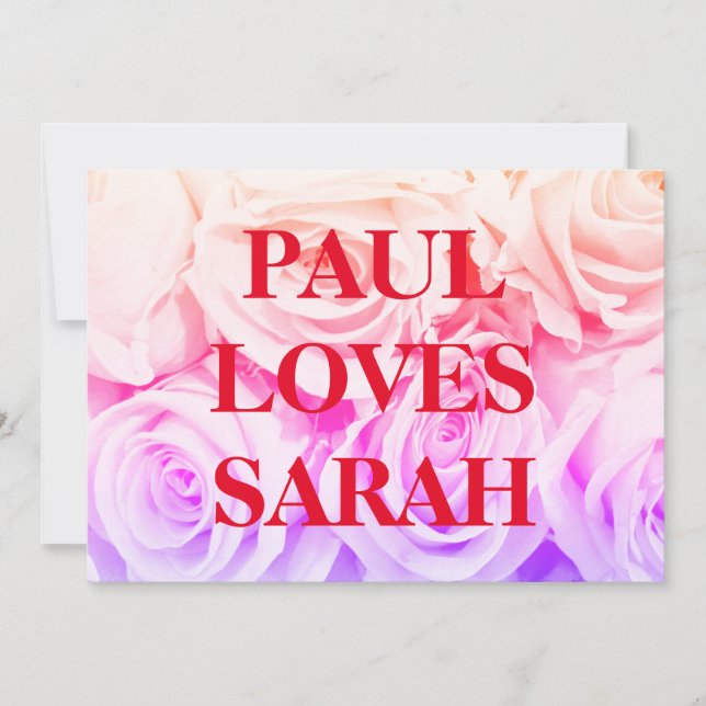 Cartão De Festividades rosas cor-de-rosa buquê de cacho, fundo (Frente)