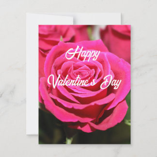 Cartão De Festividades Rosas vermelhas