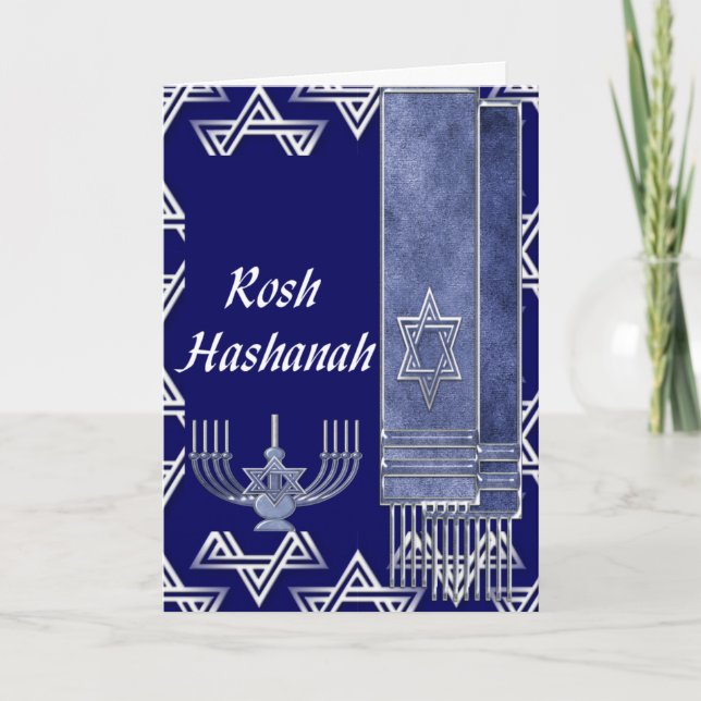 Cartão De Festividades Rosh Hashanah (Frente)