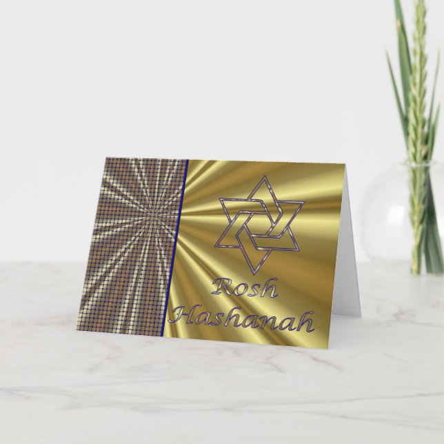 Cartão De Festividades Rosh Hashanah Jewish New Year (Frente)
